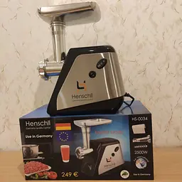 Електром'ясорубка із соковижималкою Henschll HS-0034 2500W (1756375786) - мініатюра 5