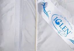 Ковдра полегшена Iglen Climate-comfort пух білий євро 200х220 - мініатюра 3