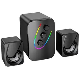 Акустична система 2.1 Havit HV-SF140BT 11W USB Black (HV-SF140BT) - мініатюра 2