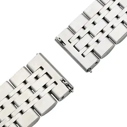 Ремінець BeWatch Classic сталевий Link для Xiaomi Amazfit Stratos/Pace/GTR 47мм мм Silver (1021405) - мініатюра 2