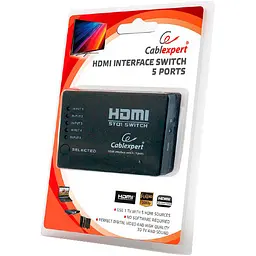 Комутатор HDMI Cablexpert DSW-HDMI-53 5 портів - мініатюра 2