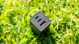 Зарядний пристрій 65 W Baseus GaN 2C+U (BS-E915 / CCGAN-B01) - мініатюра 6