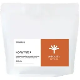 Кава в зернах Idealist Coffee Co Колумбія espresso 250 г
