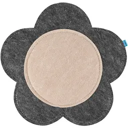 Кігтеточка для котів Barksi Textile Квіточка 36х37 см сіра