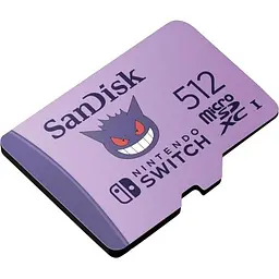 Карта пам'яті SanDisk Micro SD Pokemon Gangar for Nintendo Switch 512 Gb - мініатюра 3