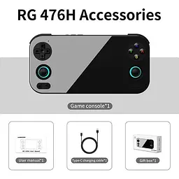 Ретро ігрова приставка Anbernic RG 476H 128GB Black [154462] - мініатюра 4
