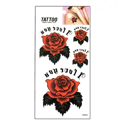 Тимчасове татуювання Троянди Tattoo 1020-HM405