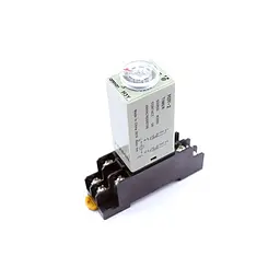 Реле часу, таймер H3Y-2 / 0-5с / 220В / 5А / на DIN-рейку - мініатюра 5