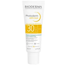 Сонцезахисний флюїд для обличчя Bioderma Photoderm AKN Mat SPF 30, 40 мл (28481B) - мініатюра 2