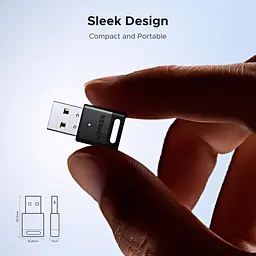 Bluetooth-адаптер Ugreen USB Bluetooth 5.4 CM748 Black (45134) - мініатюра 5