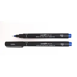Лайнер UNI Pin Fine Linе Blue 0.3 мм (PIN03-200.Blue)