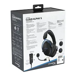 Ігрова гарнітура HyperX Cloud Alpha S 3.5 мм/USB Black/Blue (HX-HSCAS-BL/WW) - мініатюра 9