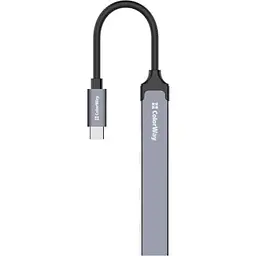 Концентратор ColorWay USB-C 4-в-1 USB2.0х3/USB3.0 (CW-HUB04) - мініатюра 7