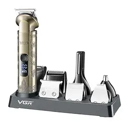 Набір VGR V-110 8 в 1 Professional для догляду за волоссям, бородою, тримером для носа - мініатюра 2