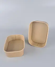 Овальний контейнер "KRAFT" 500мол 120*170*45 САЛАТ (50 шт)