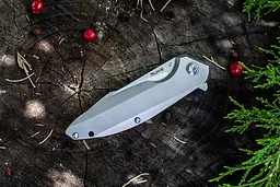 Ніж складаний туристичний Ruike P128-SF, (9.3 см) 14C28N/3cr14n сірий - мініатюра 7