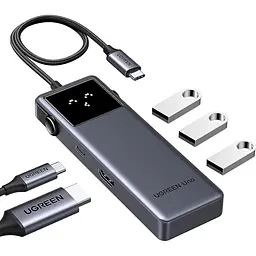 USB-хаб Ugreen Uno 5in1 CM888 (45154) [143011] - мініатюра 2