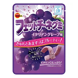 Жувальні цукерки Bourbon Fettuccine Gummy Italian Grape Flavor зі смаком винограду 50 г