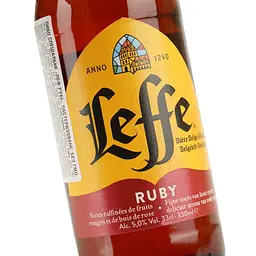 Пиво Leffe Ruby світле 5% 0.33 л - мініатюра 6