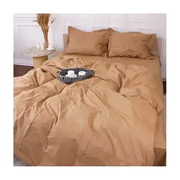 Постільна білизна MirSon Poplin Line 015 Sandy 220 x 240 (2200006278078)