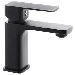 Змішувач для умивальника Haiba Kubus 001 black HB3928 Чорний матовий