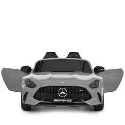 Дитячий електричний автомобіль Bambi Mercedes-Benz 24V двомісний до 50 кг Сірий (DE-169-E-987) - мініатюра 5