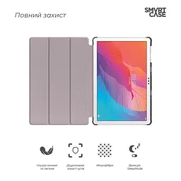 Чохол-книжка на планшет HUAWEI MatePad T10 (AGR-L09)/T10s (2nd Gen) (AGS3K-W09E), Smart Case, black, підставка для планшета 10.1 , шкіряний, мікрофібра, на магніті, ArmorStandart (ARM58594) - мініатюра 3