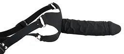 Жіночий страпон, 17х4.3см (чорний) Silicone Strap-On - мініатюра 2