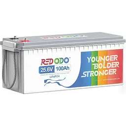 Акумулятор Redodo LiFePO4 24V [25.6V/100Ah/2560Wh] [123764] - мініатюра 2