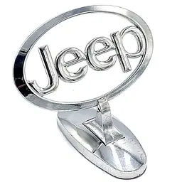 Емблема приціл на капот JEEP Хром сплав на скотчі (Завод)