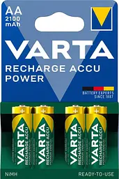 Акумулятор NI-MH Power AA 2100 мА•г 4шт VARTA teh0018518