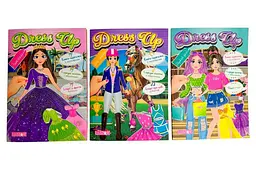 Книга-розмальовка з елементами перевдягання LIFESTAR серія Dress Up для дітей (3+) (Апельсин)