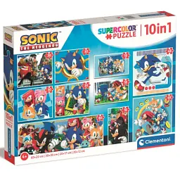 Пазл Clementoni 10 в 1 Sonic (80508)