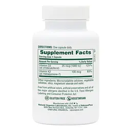 Вітаміни та мінерали Natures Plus Vitamins D3 + K2 90 капсул - мініатюра 2