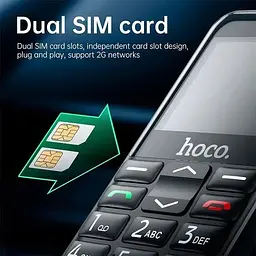 Мобільний телефон HOCO 1385 Dl SIM Easy - мініатюра 7