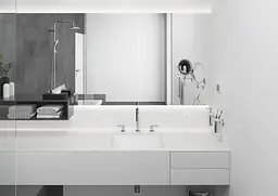 Змішувач Hansgrohe Vernis Shape для умивальника на 3 отвори з донним клапаном pop-up Chrome 71563000 Хром - мініатюра 2