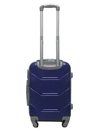 Валіза маленька S ABS-пластик Milano bag 147M 55×38×23см 45л Темно-синій - мініатюра 3
