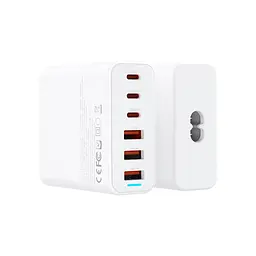 Зарядний пристрій XO L133 3xUSB-A + 3xUSB-C 75 Вт білий (L133.white) - мініатюра 2