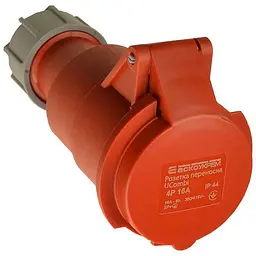 Розетка переносна АСКО серії UСombi 4P 16A IP 44