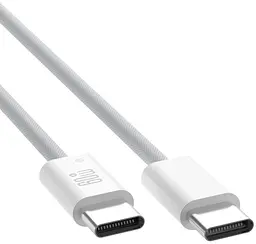 USB Кабель XO NB-Q273 Type-C-Type-C Woven Style 60W 3A 1.0m Білий - мініатюра 2