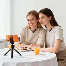 Бездротова мікрофонна система BOROFONE BFK16A Winner dual-mic (Type-C) Black - мініатюра 8