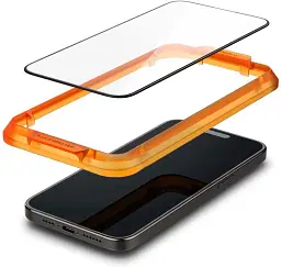 Захисне скло Spigen Glas.tR AlignMaster FC для Apple iPhone 15, Black, 2шт (AGL06906) - мініатюра 2
