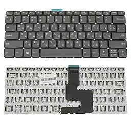 Клавіатура для ноутбука LENOVO (IdeaPad 320-14 series) rus, onyx black, без фрейма