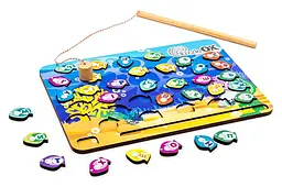 Рибалка-Абетка Арта4-40272, дерев'яна розмір 26.5х18.5х2.5 см PuzzleOk