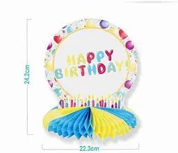 Декор "Happy Birthday" свічка 24.2×22 см