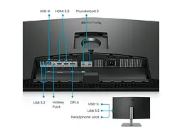 Монітор BenQ PD3225U (9H.LLYLA.TBE) - мініатюра 7