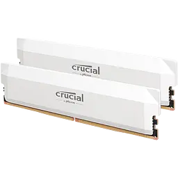 Оперативна пам'ять Crucial 32GB (2x16GB) DDR5 6000MHz Pro Overclocking White (CP2K16G60C36U5W) - мініатюра 2