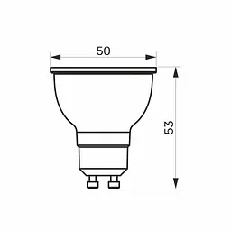 LED-лампа Titanum MR16 6W GU10 4100K (27006-000) - мініатюра 3