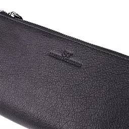 Практичний шкіряний гаманець на три відділення ST Leather 23111 чорний - мініатюра 10