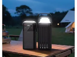 Зовнішній акумулятор (Power Bank) XO 30000mAh Black (PR285) - мініатюра 4